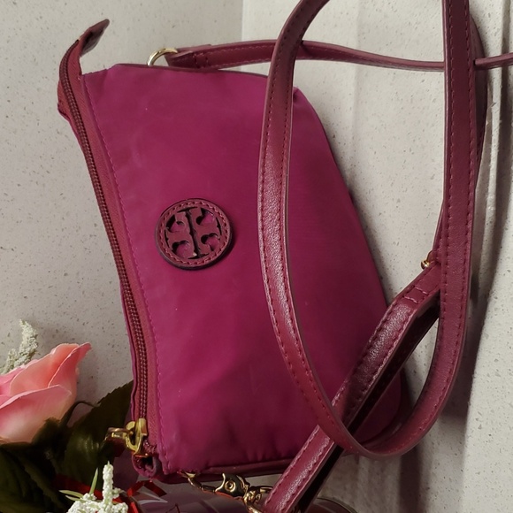 Tory Burch Handbags - TORY BURCH mini vinyl crossbody bag